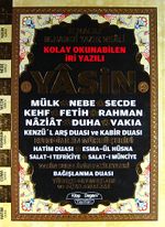 41 Yasin Çok Kolay Okunan İri Yazılı Türkçe Okunuşları ve Açıklamaları (Rahle Boy-Ciltli)(Kod:S004)