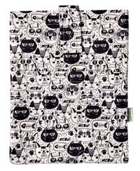 Kapax Mona Cepli Kitap Kılıfı - Kara Kedi