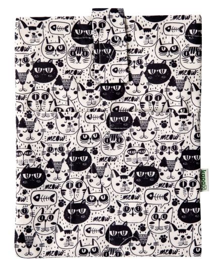 Kapax Mona Cepli Kitap Kılıfı - Kara Kedi