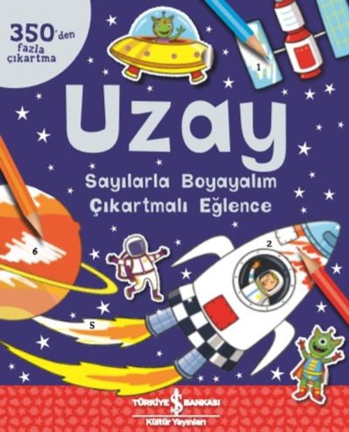 Uzay / Sayılarla Boyayalım Çıkartmalı Eğlence