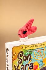 Amigurumi Pembe Tavşan Kitap Ayracı