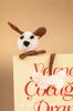 Amigurumi Sevimli Köpek Kitap Ayracı