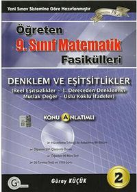 9.Sınıf Öğreten Matematik Fasikülleri /Denklem ve Eşitsizlikler Konu Anlatımlı