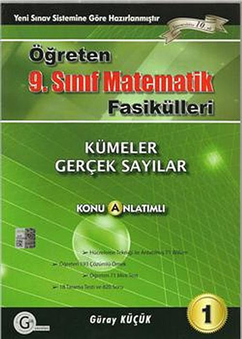 9.Sınıf Öğreten Matematik Fasikülleri/Kümeler Gerçek Sayılar-Konu Anlatımlı