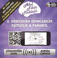 II.Dereceden Denklemler Eşitsizlik -  Parabol