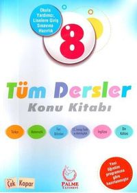 8. Sınıf Tüm Dersler Konu Kitabı