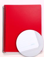Bookinzi Okul Defteri - 80gr. 70 yaprak A4 Spiralli Mavi Cizgili Defter
