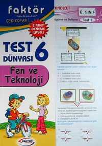 6.Sınıf Fen ve Teknoloji Test Dünyası & Çek-Kopar / 2 Adet Deneme İlaveli