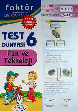 6.Sınıf Fen ve Teknoloji Test Dünyası & Çek-Kopar / 2 Adet Deneme İlaveli