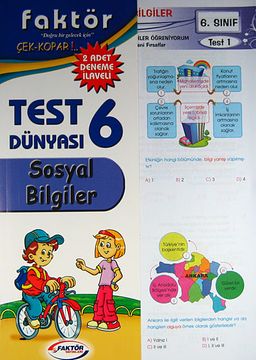 6.Sınıf Sosyal Bilgiler Test Dünyası & Çek-Kopar / 2 Adet Deneme İlaveli