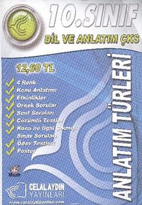 10.Sınıf Dil ve Anlatım Çks & Anlatım Türleri