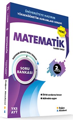 YKS AYT Matematik Soru Bankası Kazanım Odaklı Hızlı Tekrar