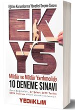 Eğitim Kurumlarına Yönetici Seçme Sınavına Hazırlık Müdür ve Müdür Yardımcılığı 10 Deneme Sinavı