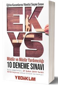 Eğitim Kurumlarına Yönetici Seçme Sınavına Hazırlık Müdür ve Müdür Yardımcılığı 10 Deneme Sinavı