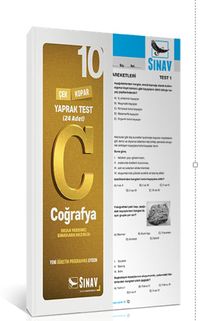 10. Sınıf Coğrafya Çek Kopar Yaprak Test (24 Adet)
