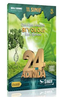 11. Sınıf Biyoloji 24 Adımda Özel Konu Anlatımlı Soru Bankası