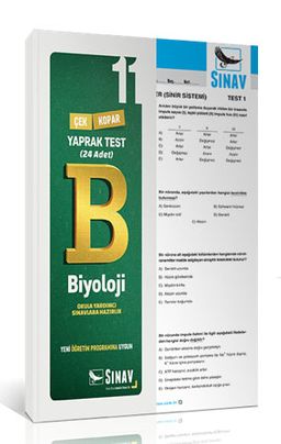 11. Sınıf Biyoloji Çek Kopar Yaprak Test (32 Adet)