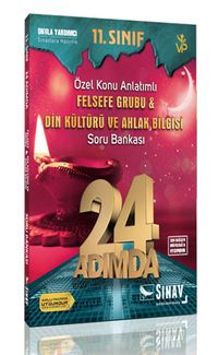 11. Sınıf Felsefe Grubu Din Kültürü ve Ahlak Bilgisi 24 Adımda Özel Konu Anlatımlı Soru Bankası