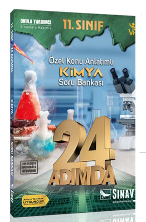 11. Sınıf Kimya 24 Adımda Özel Konu Anlatımlı Soru Bankası