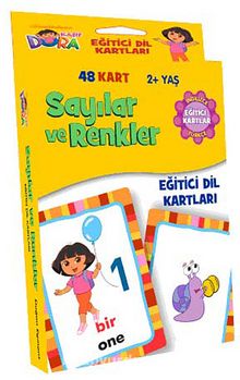 Dora Sayılar ve Renkler / Eğitici Dil Kartları