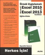 Örnek Uygulamalı Excel 2010 ve Excel 2013 Yenilikler Eğitim Kitabı
