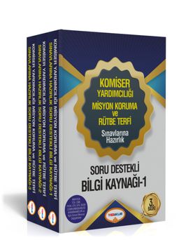 Komiser Yardımcılığı Misyon Koruma ve Rütbe Terfi Sınavlarına Hazırlık Soru Destekli Bilgi Kaynağı Seti