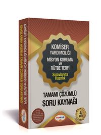 Komiser Yardımcılığı Misyon Koruma ve Rütbe Terfi Sınavlarına Hazırlık Tamamı Çözümlü Soru Kaynağı