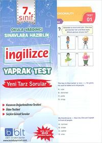 7.Sınıf İngilizce Yaprak Test