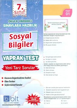 7.Sınıf Sosyal Bilgiler Yaprak Test