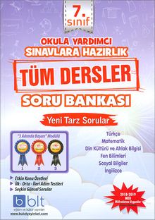 7.Sınıf Tüm Dersler Soru Bankası (Yeni Müfredat)
