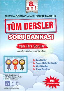 8.Sınıf Tüm Dersler Soru Bankası Mantık Muhakeme Soruları