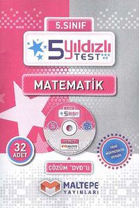 5. Sınıf Matematik 5 Yıldızlı Test  (Çözüm Dvd'li) (32 Test)
