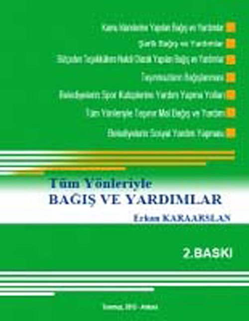 Tüm Yönleriyle Bağış ve Yardımlar