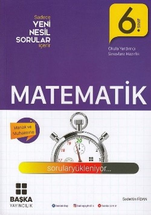 6. Sınıf Matematik Yeni Nesil sorular