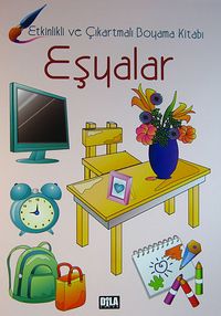 Etkinlikli ve Çıkartmalı Boyama Kitabı  / Eşyalar-Taşıtlar-Hayvanlar-Meyveler (4 Kitap Takım)