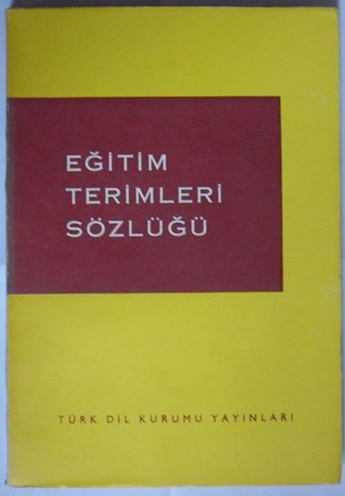 Eğitim Terimleri Sözlüğü (1-A-13)