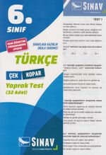 6. Sınıf Türkçe Çek Kopar Yaprak Test (32 Yaprak)