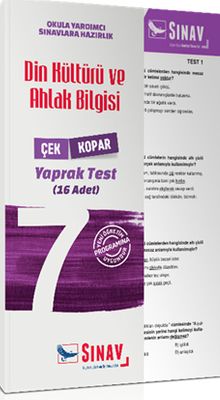 7. Sınıf Din Kültürü ve Ahlak Bilgisi Yaprak Test  (16 Adet)