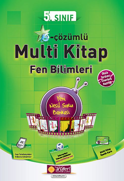 5. Sınıf E-Çözümlü Multi Kitap Fen Bilimleri