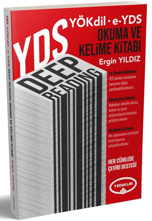 YDS Yökdil E-YDS Deep Reading Okuma ve Kelime Kitabı