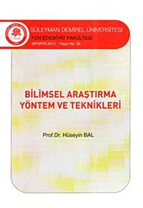 Bilimsel Araştırma Yöntem ve Teknikleri
