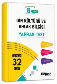 8. Sınıf Din Kültürü ve Ahlak Bilgisi Yaprak Test