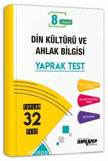8. Sınıf Din Kültürü ve Ahlak Bilgisi Yaprak Test - Kolektif