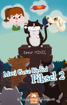 Mavi Gece Kedisi Piksel 2 - Binnur Miniç