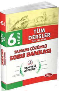 6. Sınıf Tüm Dersler Tamamı Çözümlü Soru Bankası 