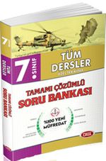 7. Sınıf Tüm Dersler Tamamı Çözümlü Soru Bankası 