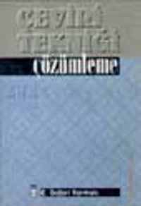 Çeviri Tekniği Çözümleme