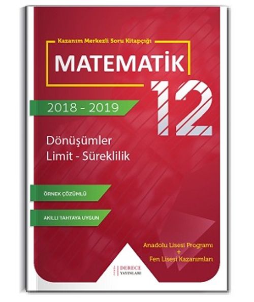 12. Sınıf Dönüşümler Limit Süreklilik