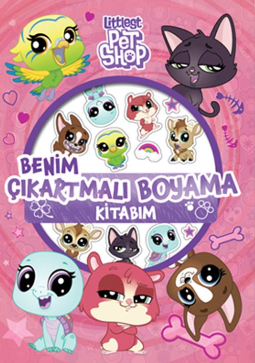 Little Pet Shop Benim Çıkartmalı Boyama Kitabım