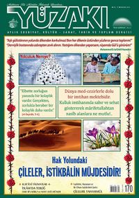 Yüzakı Aylık Edebiyat, Kültür, Sanat, Tarih ve Toplum Dergisi / Sayı: 170 Nisan 2019